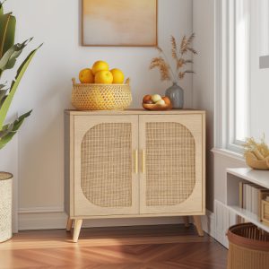 Buffet Cabinet with Storage - Accent Sideboard Cabinet for Hallway Living Room