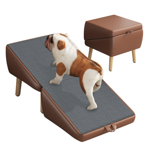 foldable 2 in 1 dog stairs for small dogs split ottoman pet ramp foldable 2 in 1 dog stairs for small dogs split ottoman pet ramp