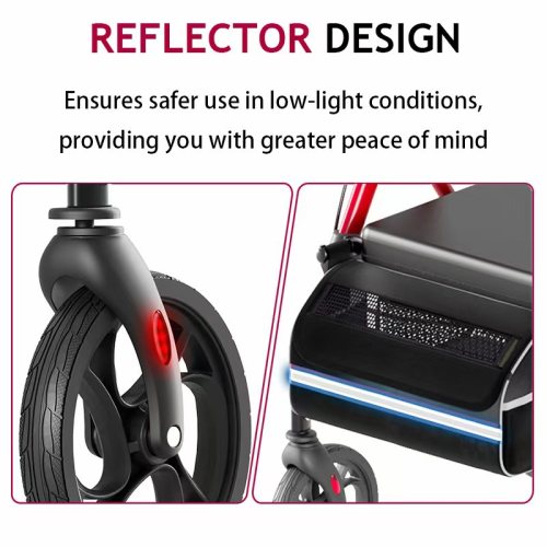 foldable rollator walker with seat heavy duty 350lb capacity for seniors foldable rollator walker with seat heavy duty 350lb capacity for seniors